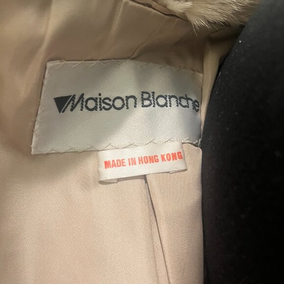 Vintage SAGA Mink Coat – Maison Blanche Size 12 - Picture 5 of 12